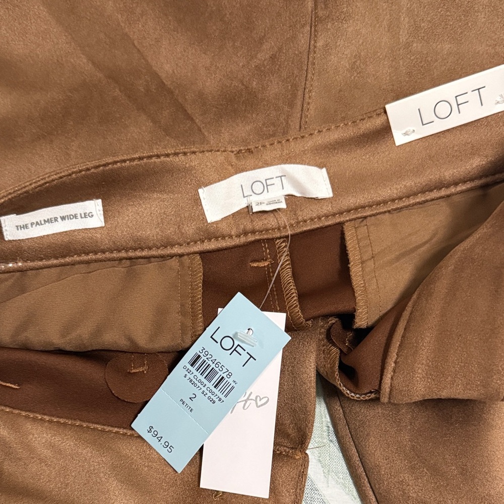 Women’s suede Brown Pants - Picture 5 of 5